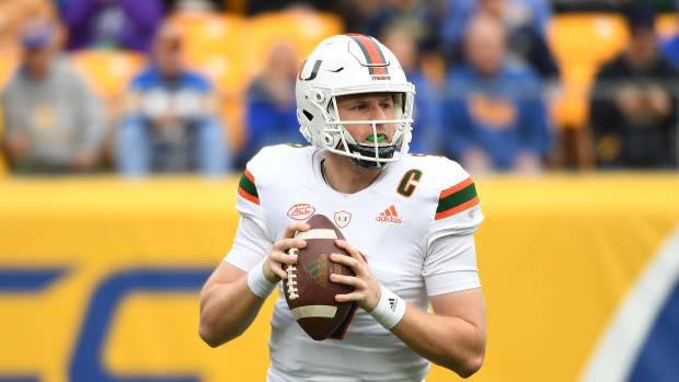 NFL Draft profile scouting report for Miami QB Tyler Van Dyke